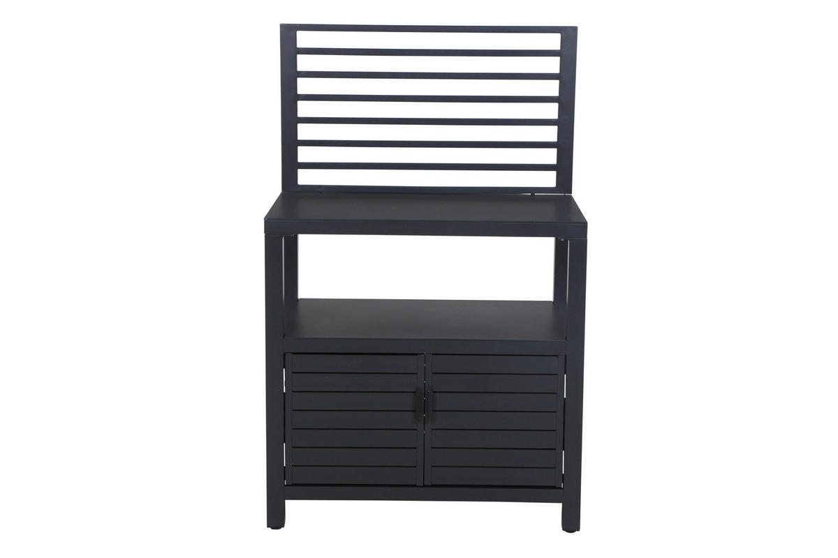OUTDOORKÜCHE - Anthrazit, Basics, Metall (236/90/56cm) - Siena Garden