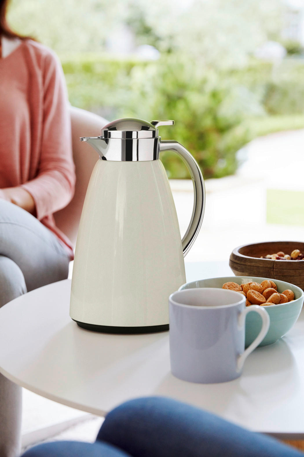 TERMOSKANNA   1 l  - vit, Design, metall/plast (1l) - Tefal