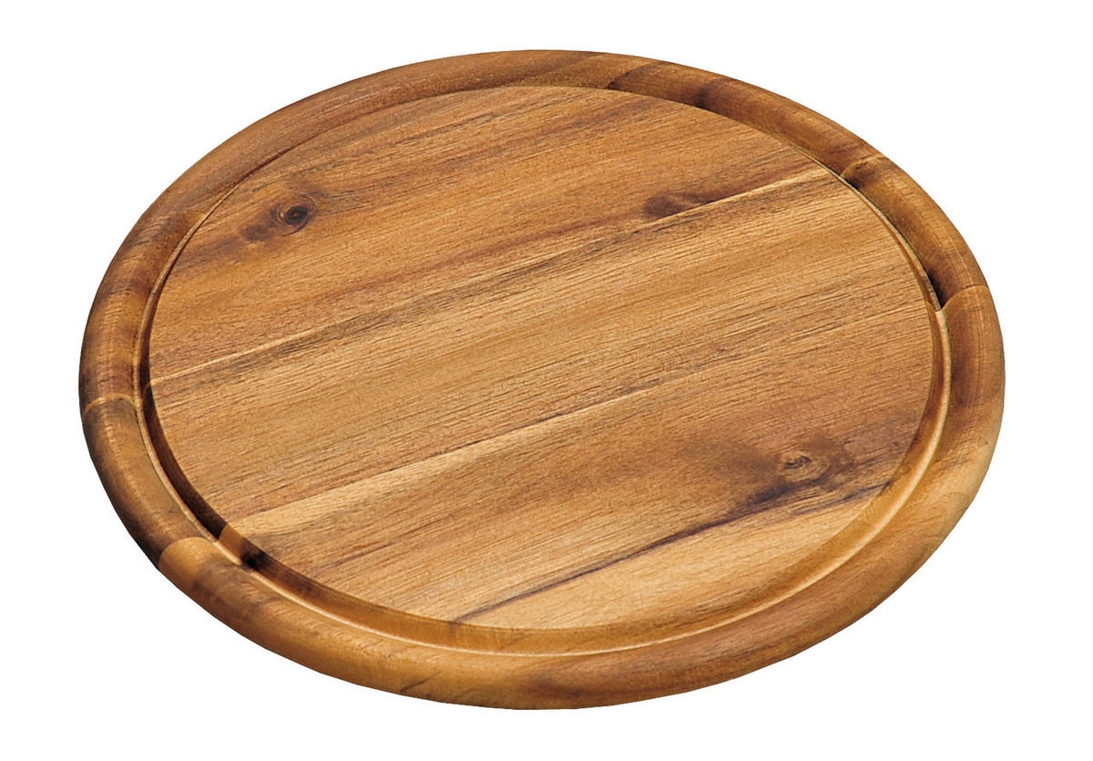SCHNEIDEBRETT Holz Akazie  - Naturfarben, Basics, Holz (25/25/1,5cm) - Homeware Profession.