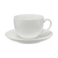 ŠÁLKA S TANIERIKOM  - biela, Basics, keramika (14.7/7.5/14.7cm) - Maxwell & Williams