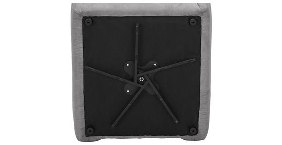 SESSEL in Webstoff Grau  - Schwarz/Grau, KONVENTIONELL, Textil/Metall (112/88/120cm) - Carryhome