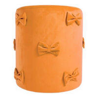POUF Affe Orange 35/35/40 cm  - Orange, Basics, Textil (35/35/40cm)