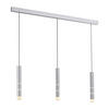 LED-HÄNGELEUCHTE 120/5/120 cm  - Alufarben, Design, Kunststoff/Metall (120/5/120cm) - Neuhaus PURE