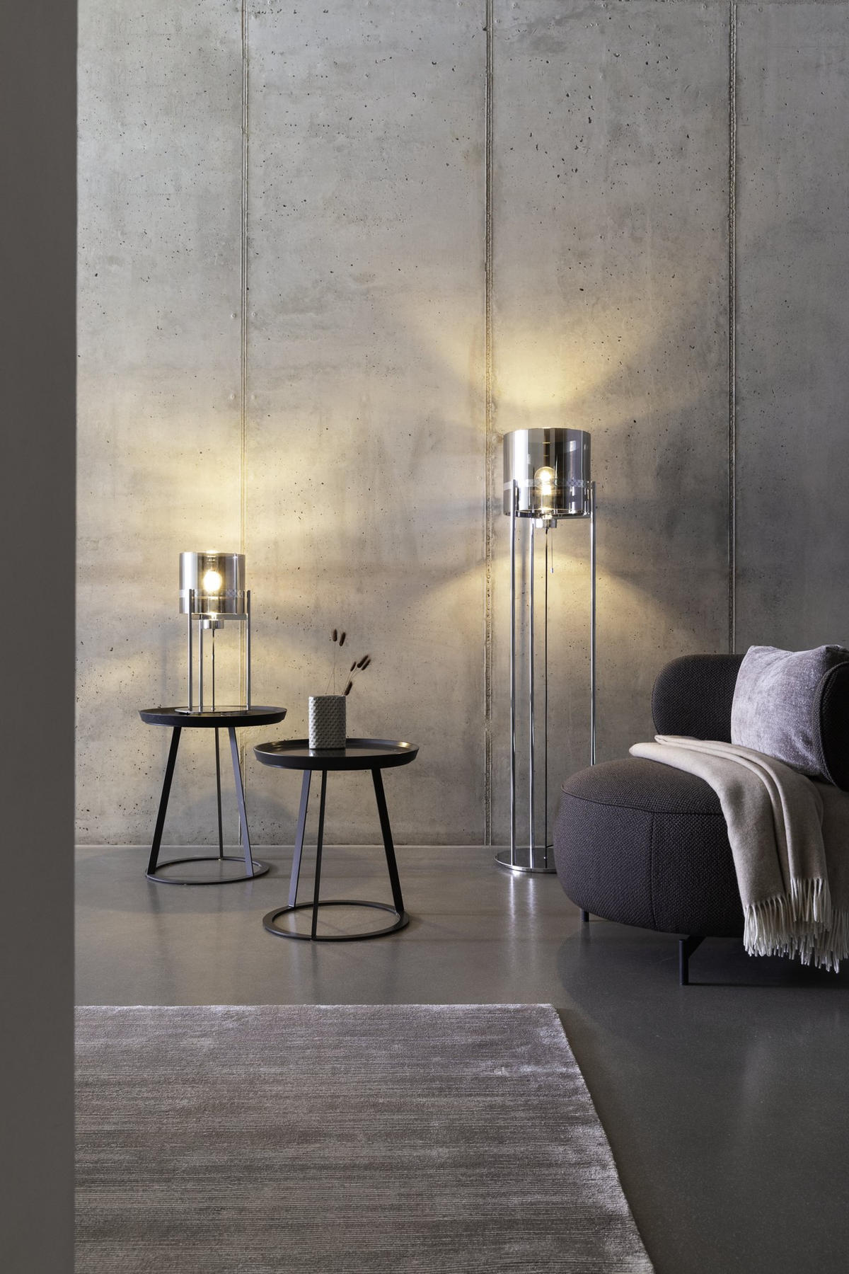 HÄNGELEUCHTE 103,5/21,5/110 cm    - Chromfarben/Transparent, Design, Glas/Metall (103,5/21,5/110cm) - Eglo