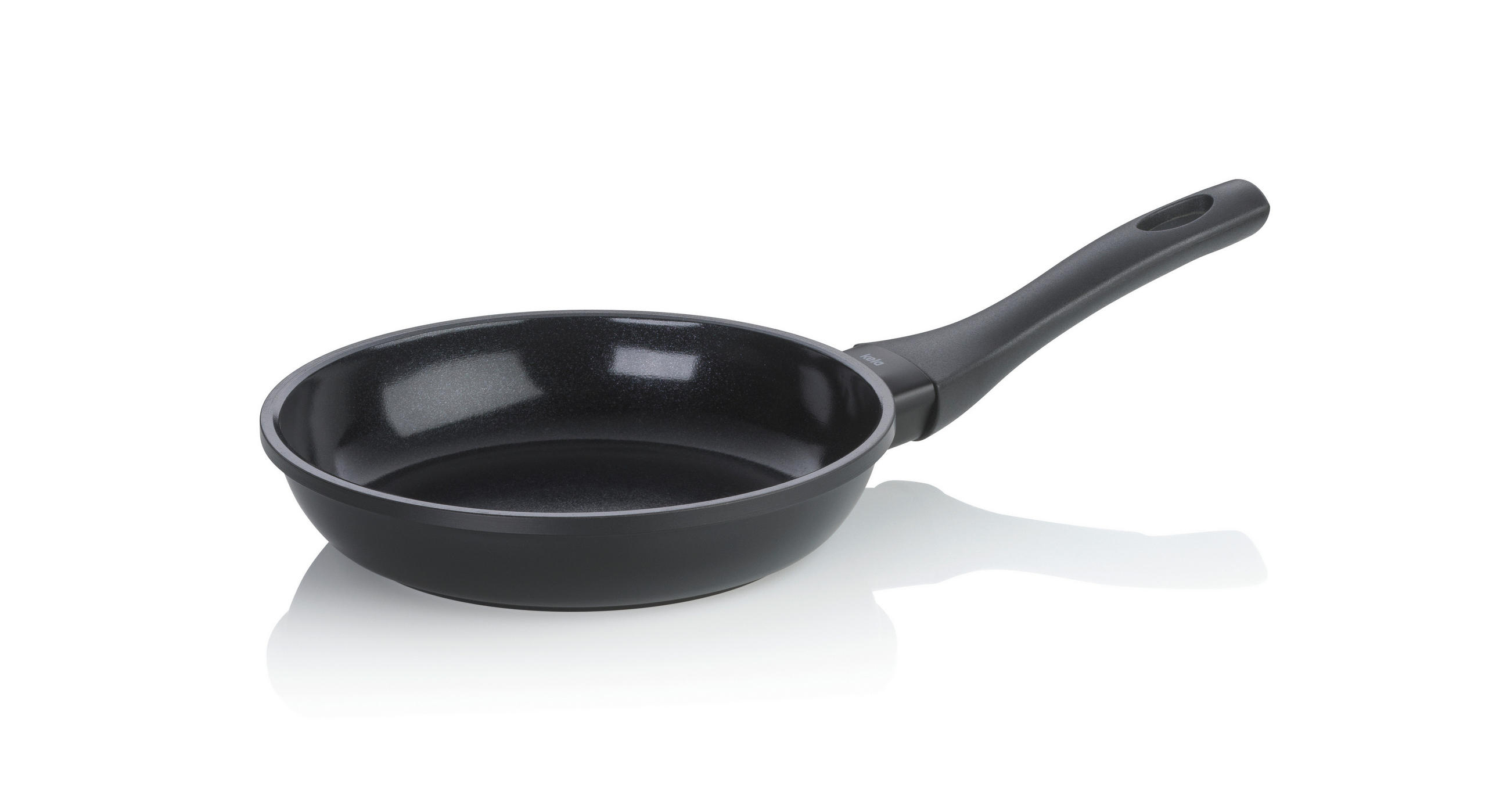 BRATPFANNE Atura Keramikbeschichtung  - Schwarz, KONVENTIONELL, Metall (20/4cm) - Kela