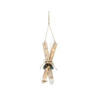 DEKOHÄNGER  - Schwarz/Naturfarben, LIFESTYLE, Holzwerkstoff (37.5/14.5/4.5cm)