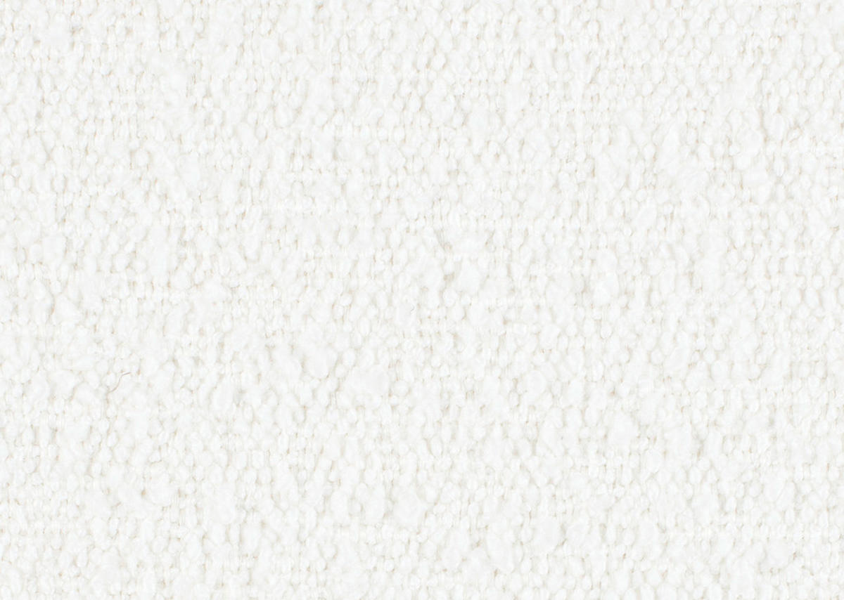 ECKSOFA Weiß Bouclé  - Schwarz/Weiß, Design, Textil/Metall (277/182cm) - Stylife