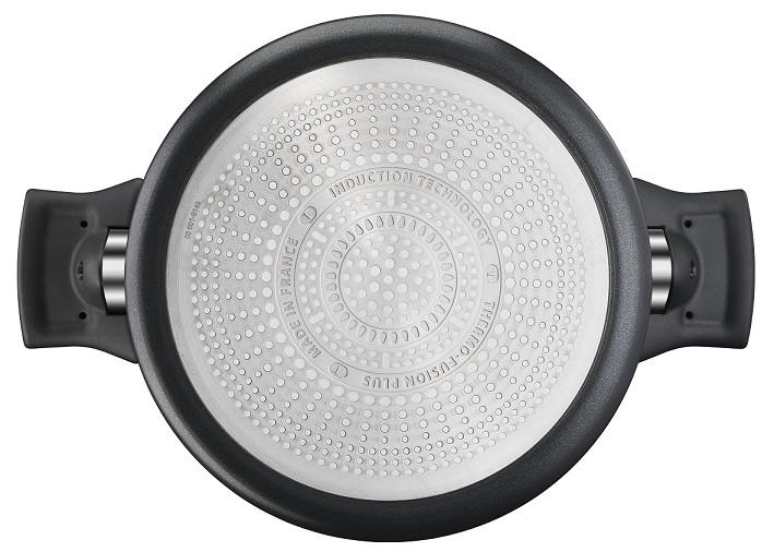 STEKGRYTA 24 cm  - svart/transparent, Design, metall/glas (24cm) - Tefal