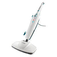 DAMPFREINIGER CLEAN TENSO - Türkis/Weiß, KONVENTIONELL, Kunststoff (27,5/25,6/64cm) - Leifheit