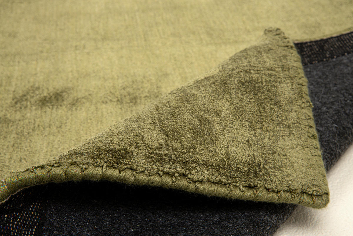 HANDWEBTEPPICH 85/155 cm Grün  - Grün, Basics, Textil (85/155cm) - Tom Tailor