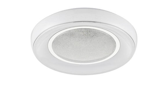 LED-Deckenleuchte Beatrice Ø 49 cm mit Fernbedienung - Weiß, MODERN, Kunststoff/Metall (49/9cm) - Luca Bessoni