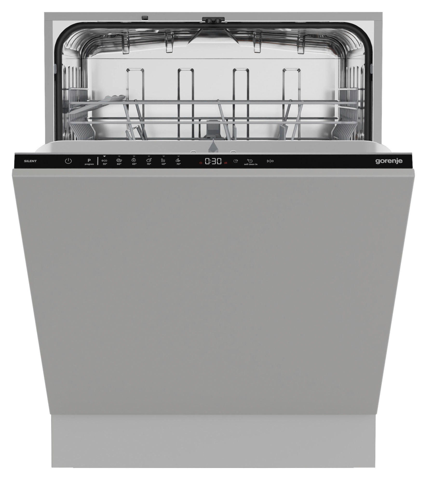 GESCHIRRSPÜLER GV642D65  - Edelstahlfarben, Trend, Kunststoff/Metall (59,8/81,6/55,5cm) - Hisense