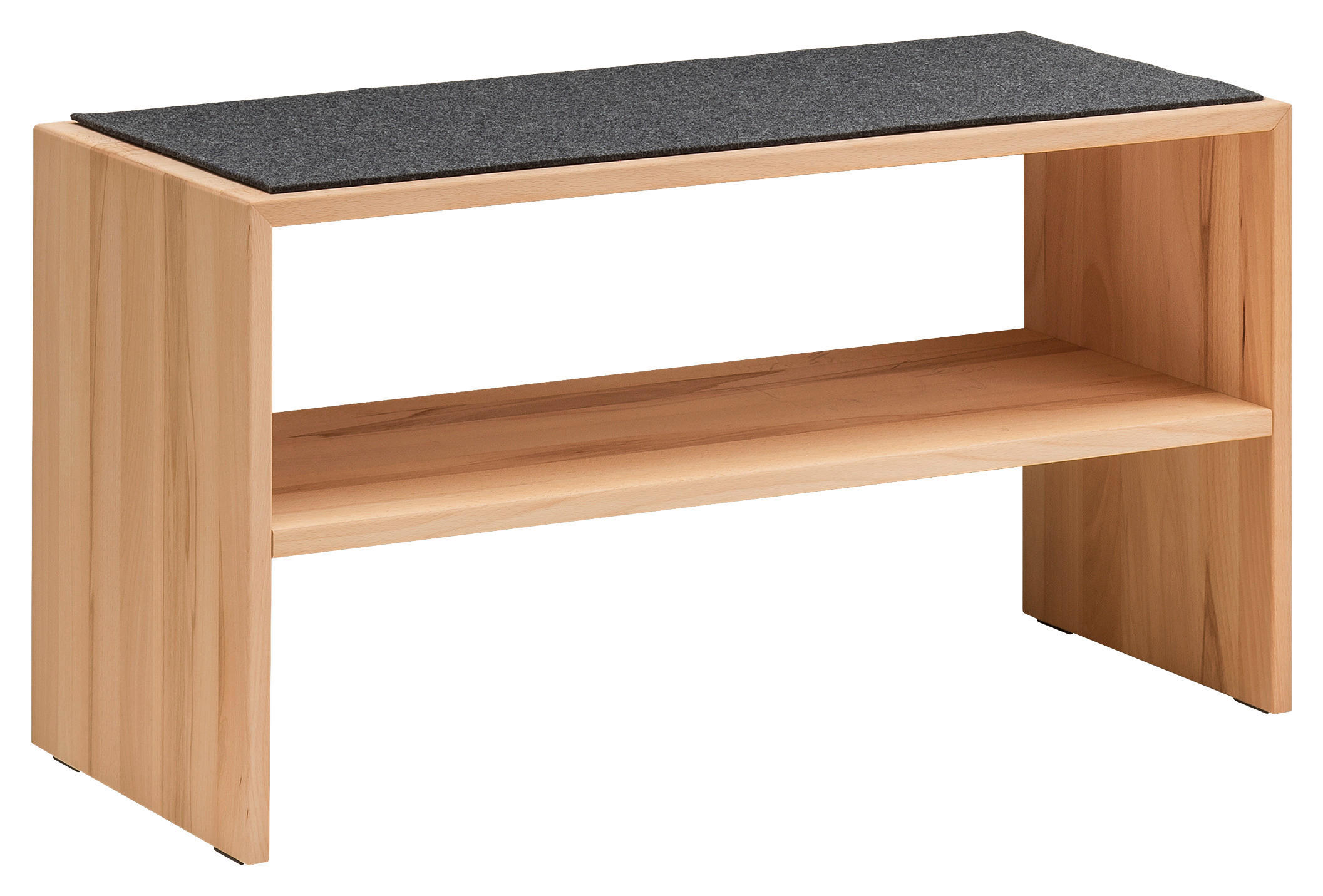 GARDEROBENBANK  in 88/46/37 cm  - Buchefarben, MODERN, Holz (88/46/37cm) - Linea Natura