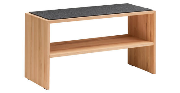 GARDEROBENBANK  in 88/46/37 cm  - Buchefarben, MODERN, Holz (88/46/37cm) - Linea Natura