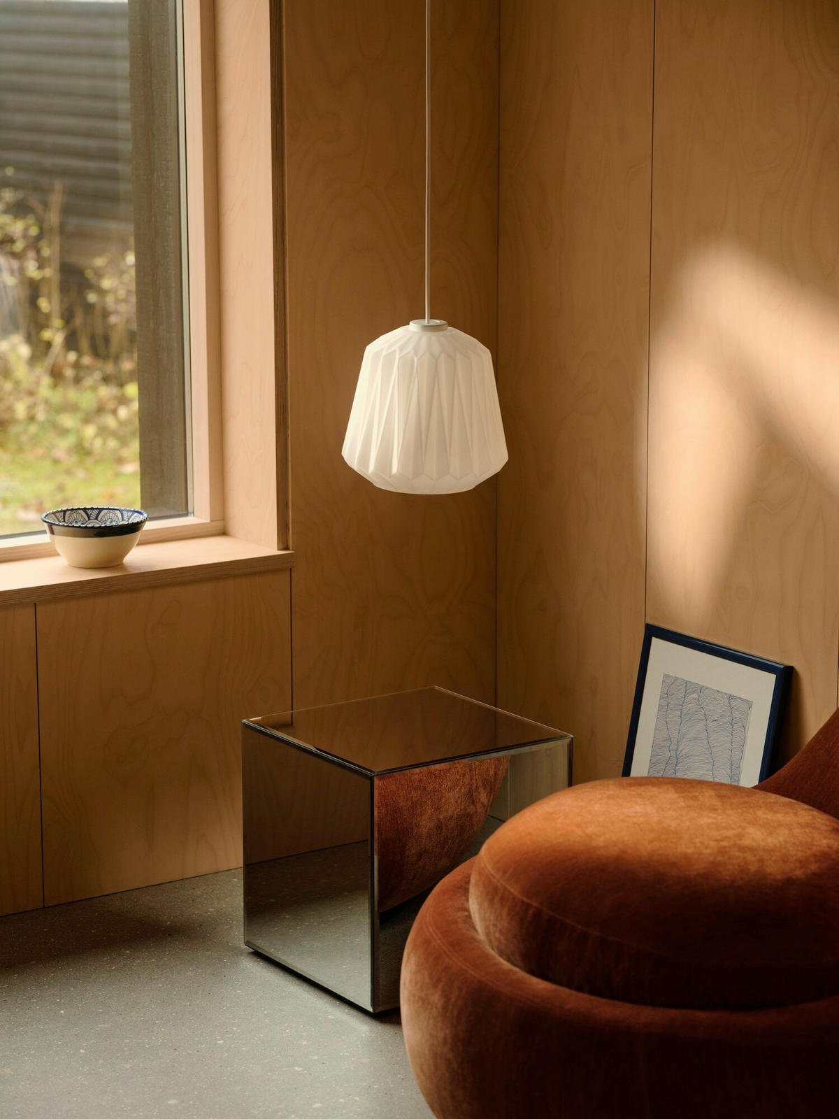 HÄNGELEUCHTE Elbie 24/24 cm  - Weiß, Design, Glas (24/24cm) - Nordlux