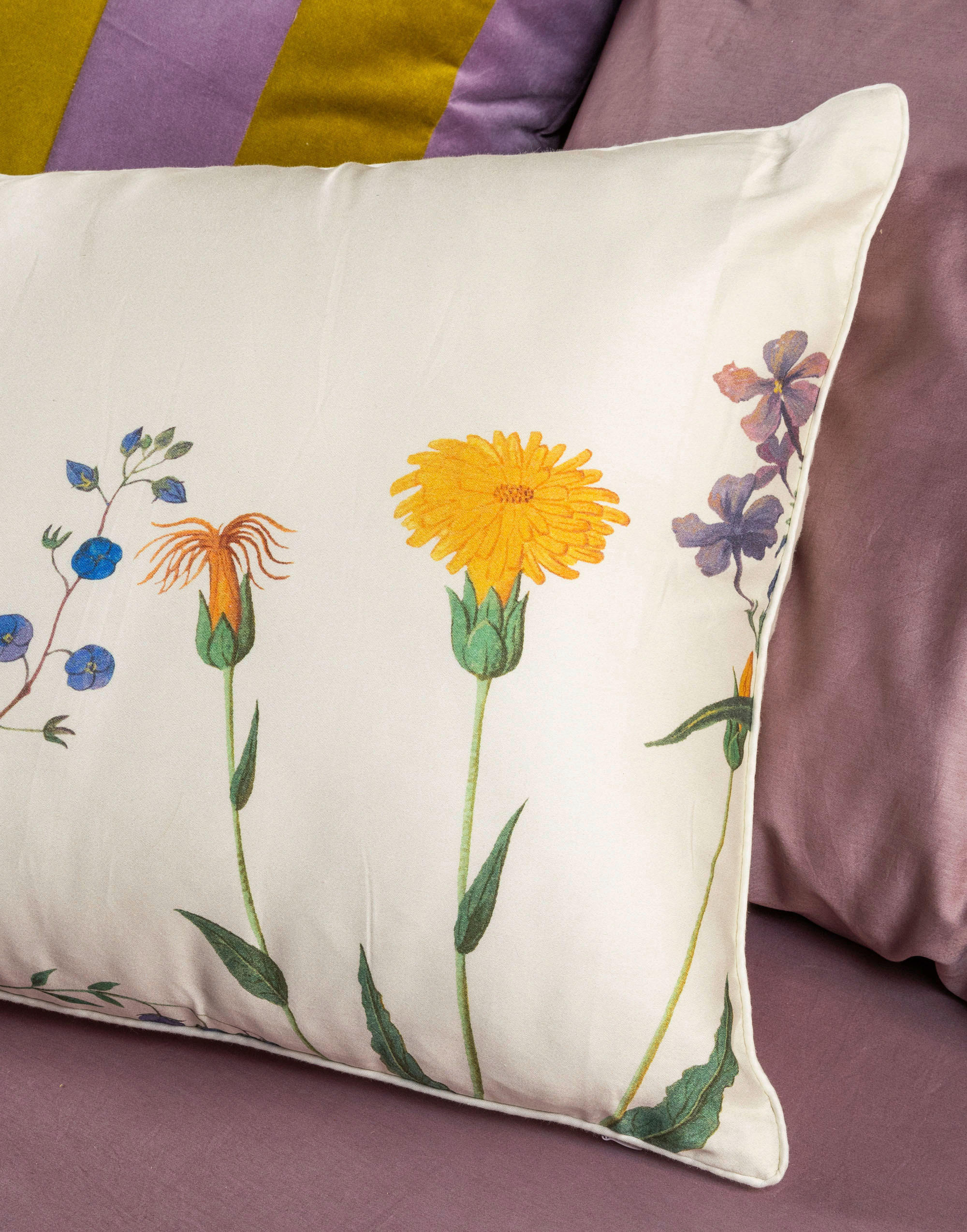 DEKORAČNÝ VANKÚŠ 50/50 cm - krémová, Konventionell, textil (50/50cm) - Essenza