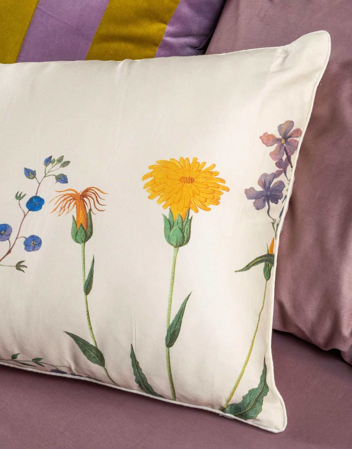 DEKORAČNÝ VANKÚŠ 50/50 cm - krémová, Konventionell, textil (50/50cm) - Essenza
