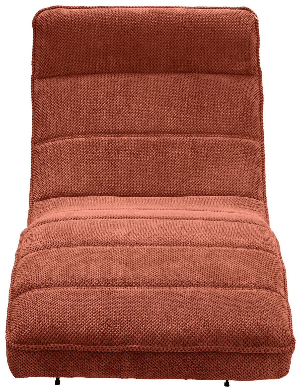 RELAXLIEGE in Webstoff Rostfarben  - Rostfarben/Schwarz, Design, Textil/Metall (78/83/168cm) - Welnova