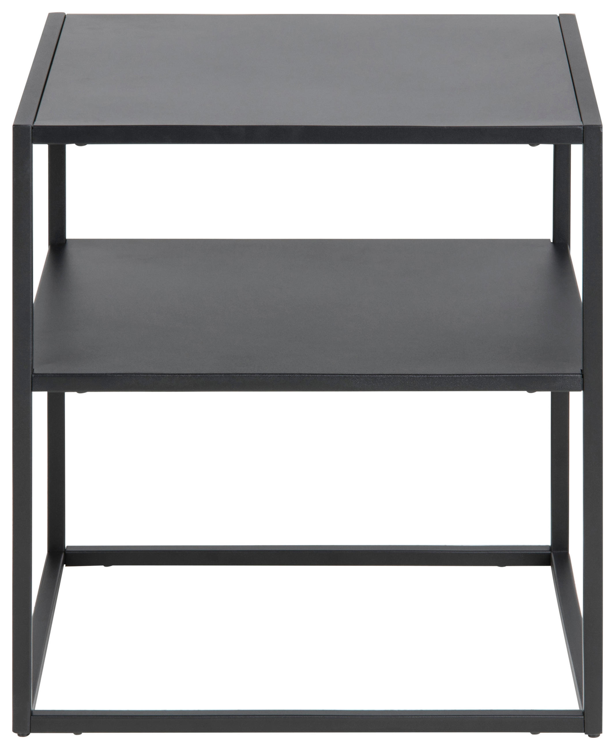 BEISTELLTISCH in Metall  - Schwarz, Trend, Metall (45/50,5/40cm) - MID.YOU