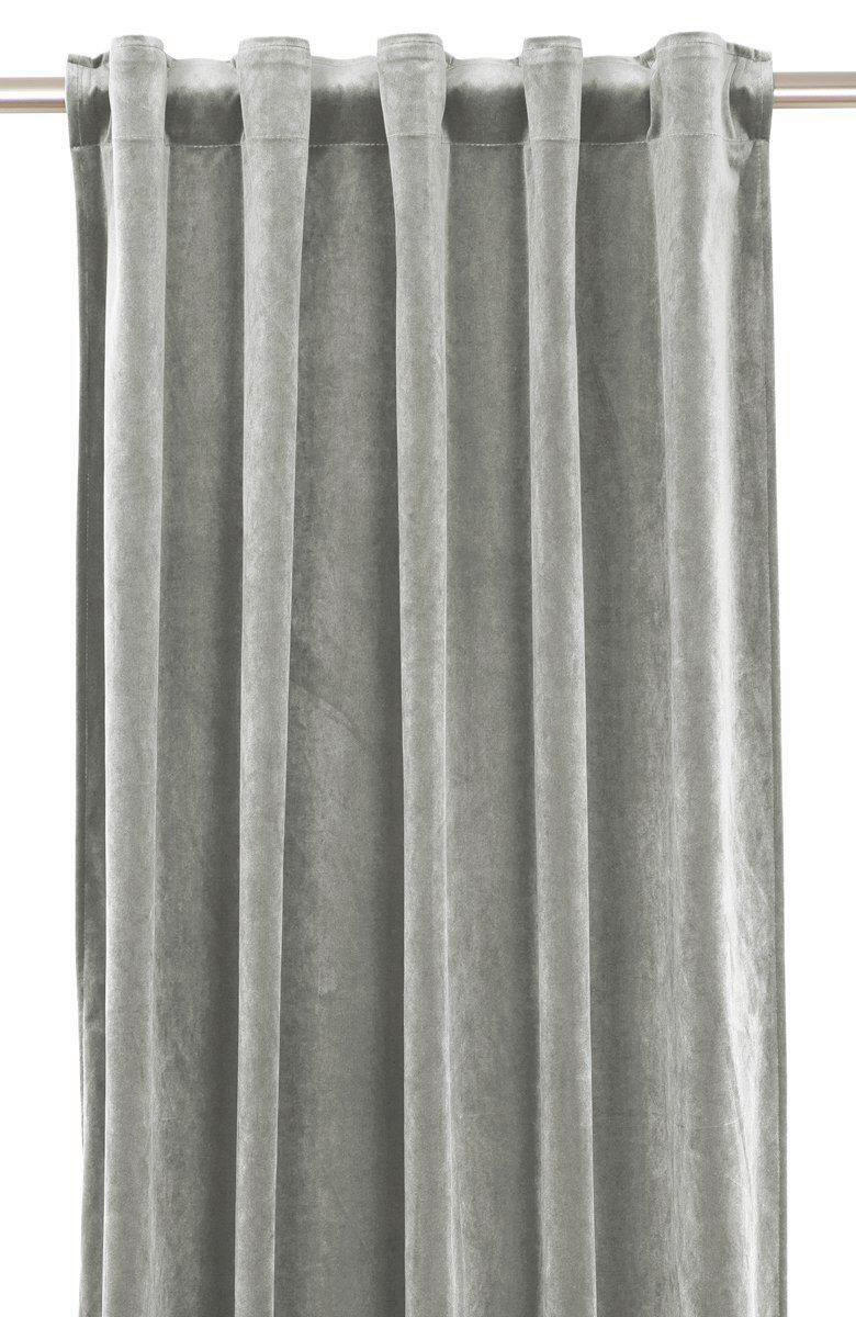 FERTIGVORHANG black-out (lichtundurchlässig)  - Grau, Basics, Textil (135/320cm)