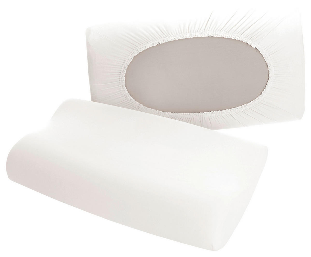 KOPFPOLSTERBEZUG PURE 40-70/40-90 cm  - Weiß, Basics, Textil (40-70/40-90cm) - Schlafgut