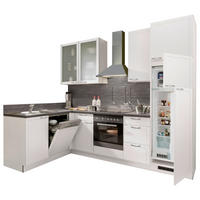 ECKKÜCHE 275/175 cm  in Weiß, Eichefarben  - Eichefarben/Weiß, LIFESTYLE, Holzwerkstoff (275/175cm) - Welnova