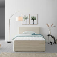 BOXBETT 120/200 cm  in Beige  - Beige, Modern, Holz/Textil (120/200cm) - MID.YOU