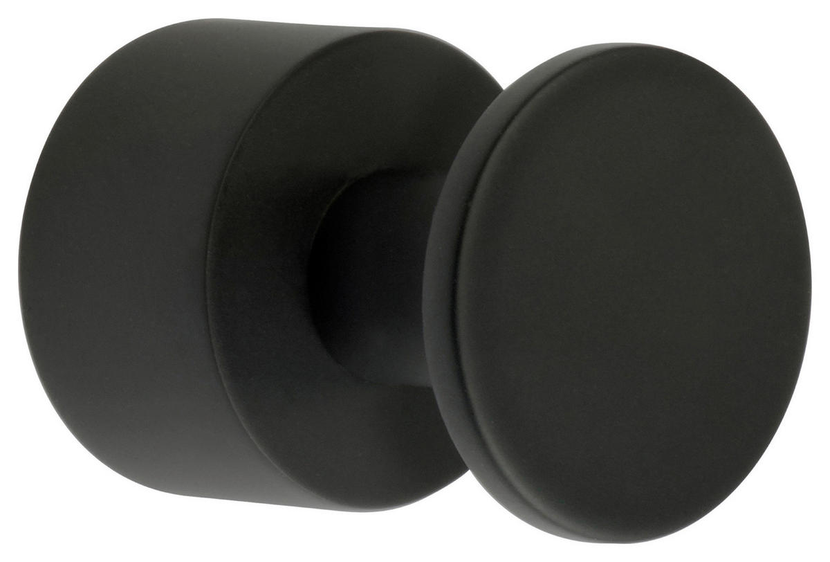 HANDTUCHHAKEN in Schwarz  - Schwarz, Basics, Metall (1,9/2,5cm)