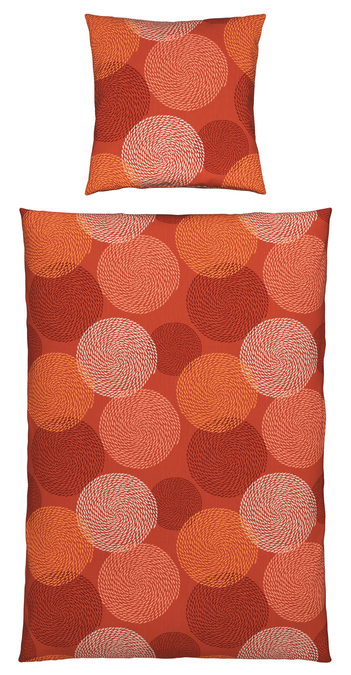 BETTWÄSCHE Fleece, Biber 135/200 cm  - Terracotta, Textil (135/200cm) - Novel
