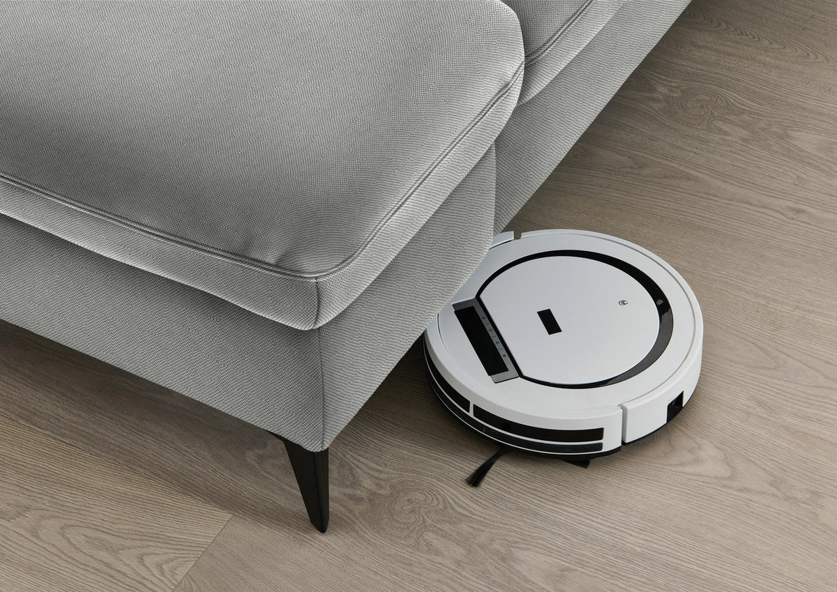 ECKSOFA  in Chenille Greige  288/198 cm  - Greige/Schwarz, Design, Textil/Metall (288/198cm) - Beldomo Style