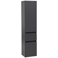 MAGASSZEKRÉNY 40/180/35 cm  - grafitszürke/ezüstszínű, Konventionell, műanyag/faalapú anyag (40/180/35cm) - Held