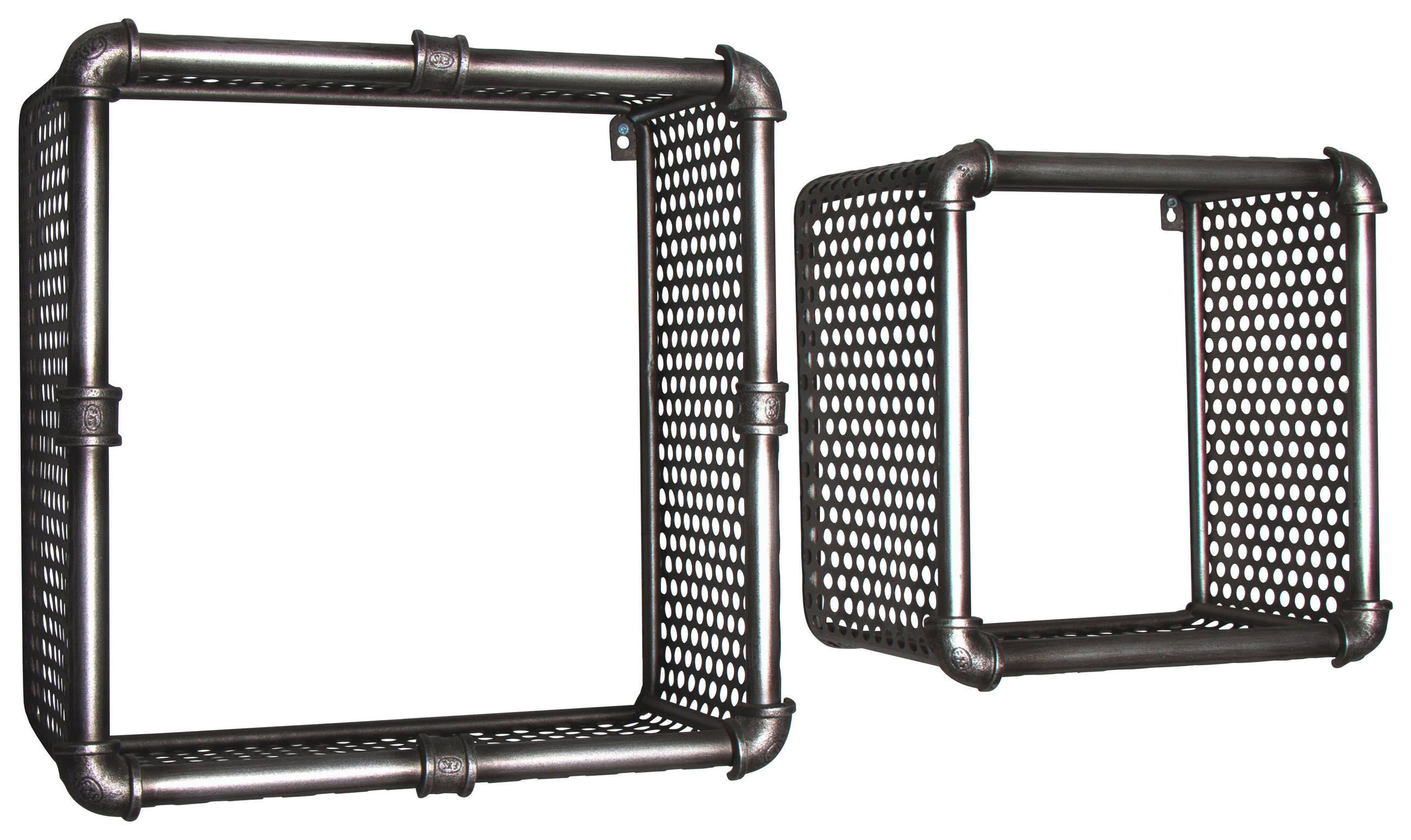 WANDREGALSET Anthrazit  - Anthrazit, Basics, Metall (31/39/31/39/19cm)