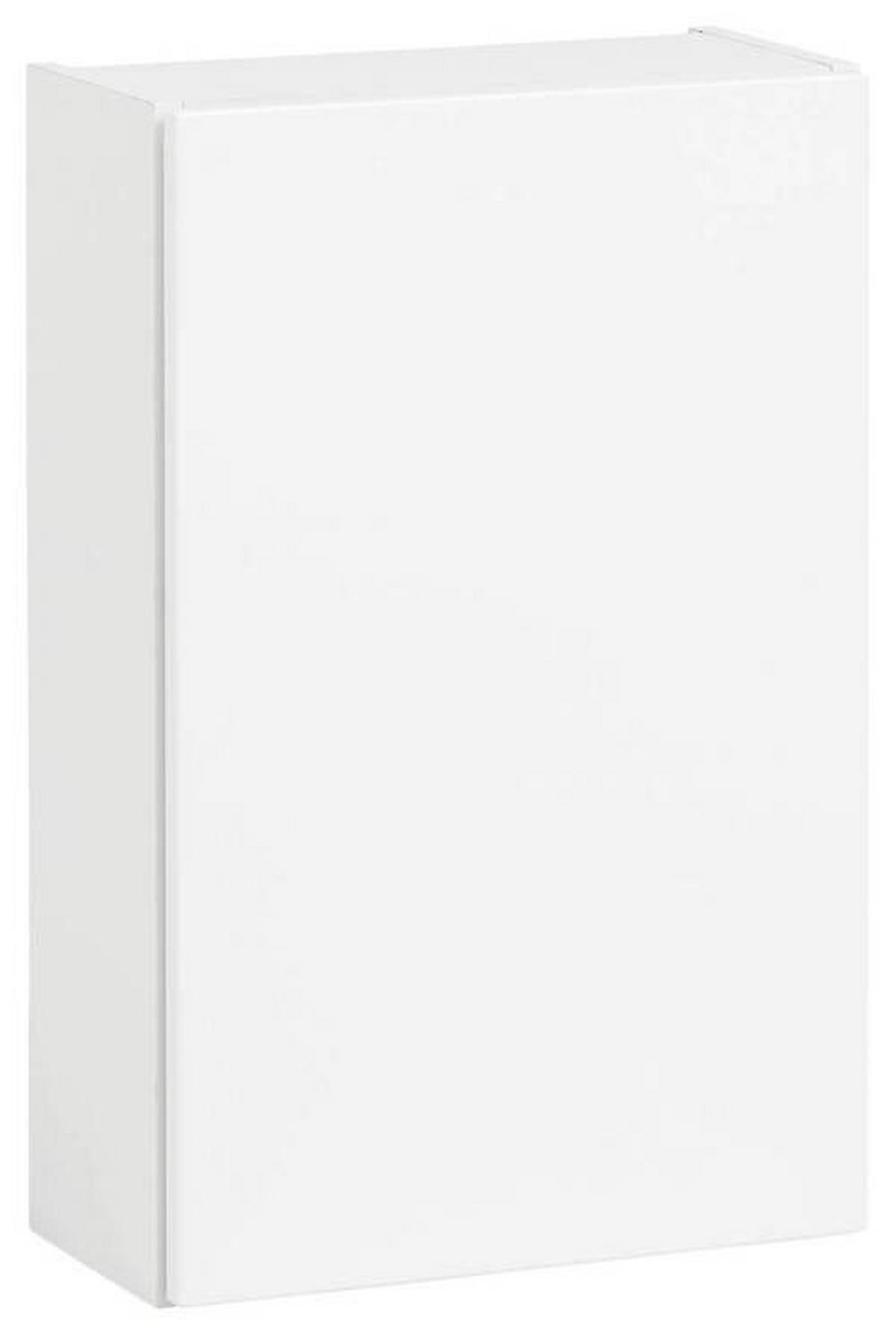 VÄGGHÄNGT SKÅP  - vit, Klassisk, trämaterial (40/64/20cm) - Held