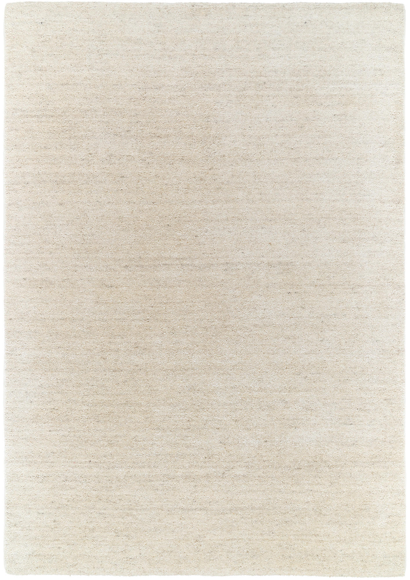 HANDWEBTEPPICH 170/240 cm JUSTB! TE300 Creme, Silberfarben rechteckig  - Silberfarben/Creme, Basics, Textil (170/240cm) - Musterring