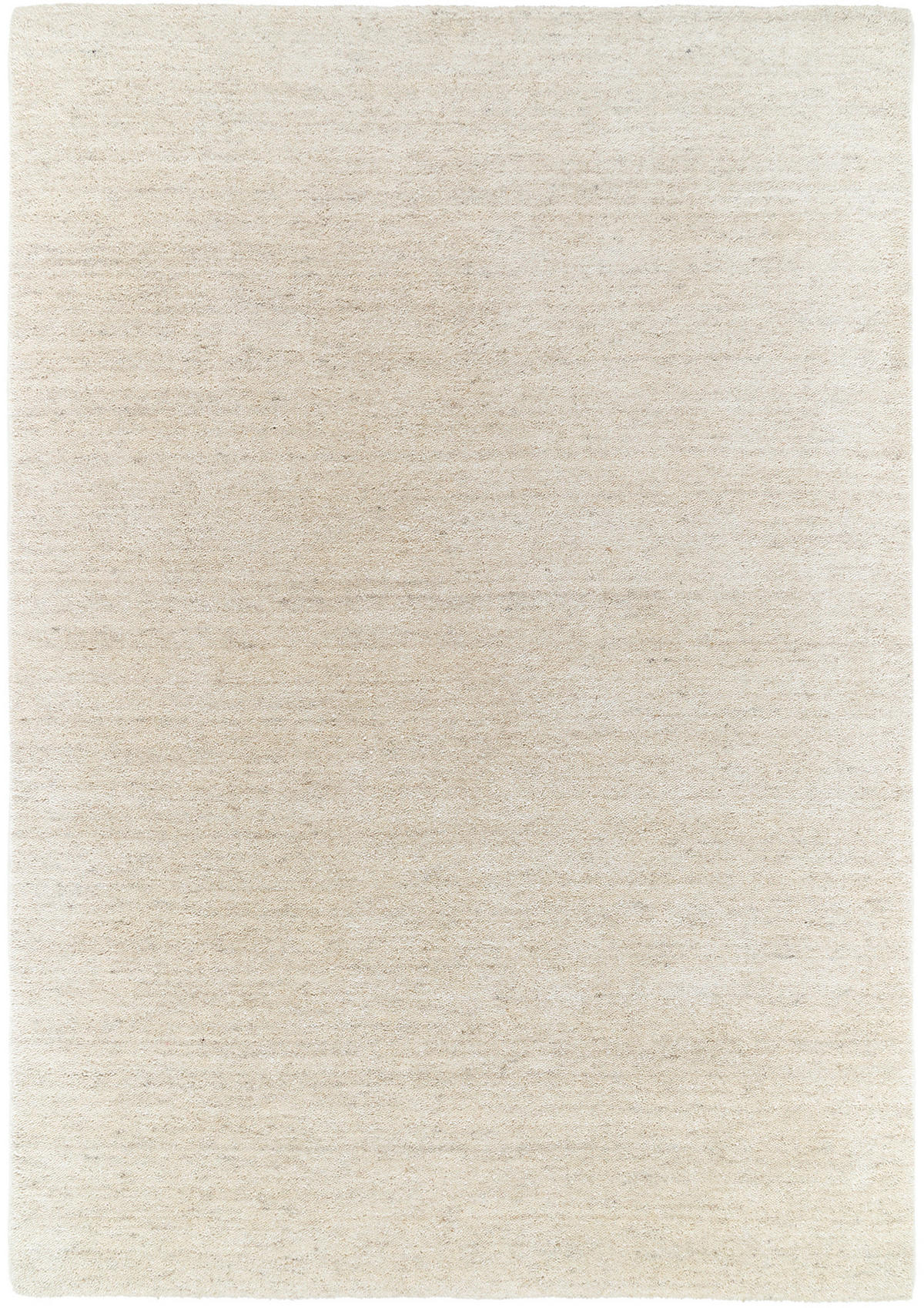 HANDWEBTEPPICH 170/240 cm JUSTB! TE300 Creme, Silberfarben rechteckig  - Silberfarben/Creme, Basics, Textil (170/240cm) - Musterring