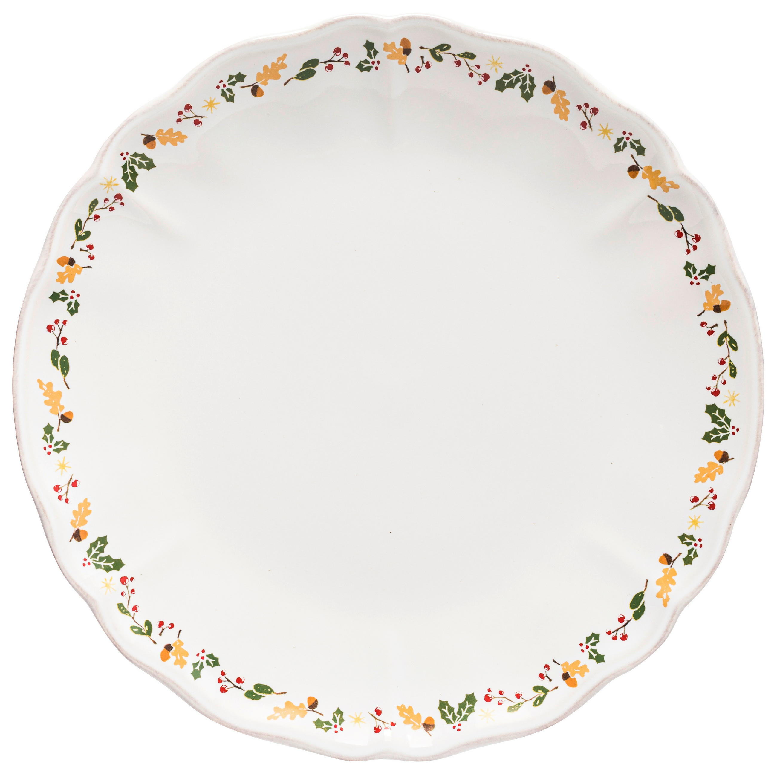 SPEISETELLERSET Multicolor, Weiß Hochglanz 27 cm THE NUTCRACKER  - Weiß Hochglanz/Multicolor, Basics, Keramik (27cm) - Costa Nova