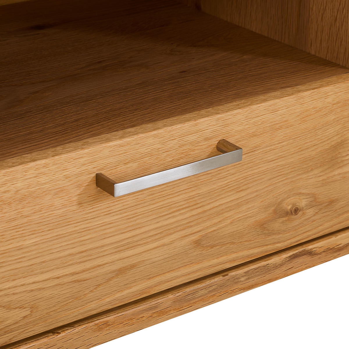 LOWBOARD  in  - Silberfarben/Naturfarben, Design, Holz/Holzwerkstoff (171/43/47cm) - MID.YOU