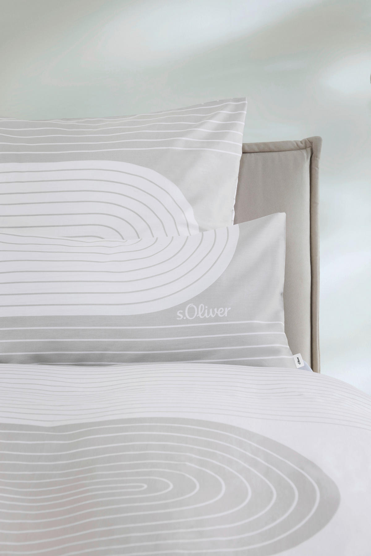 BETTWÄSCHE 2-teilig Makosatin 140/200 cm  - Naturfarben, Basics, Textil (140/200cm) - S. Oliver