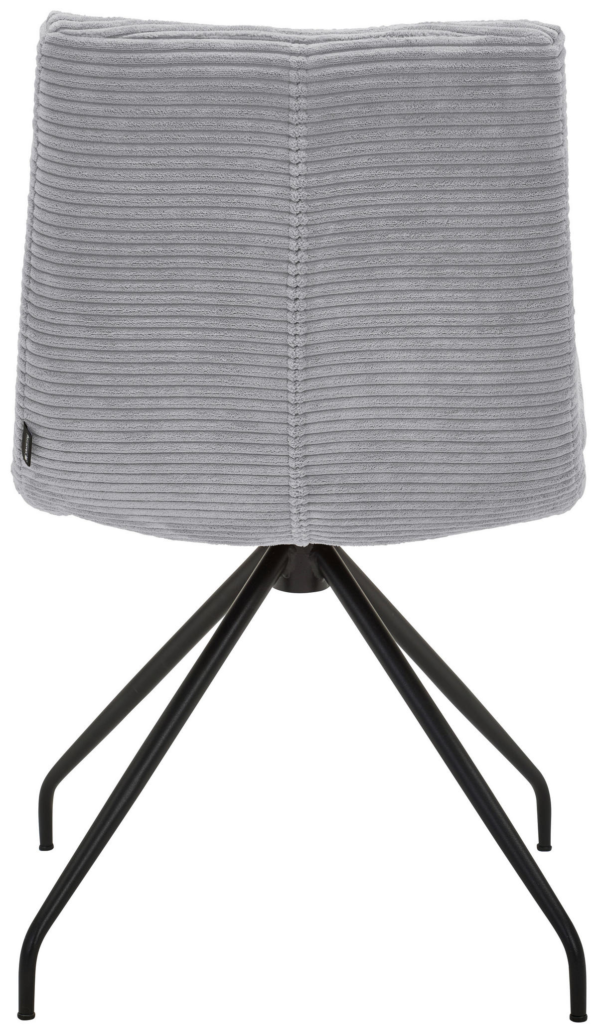 STUHL - Hellgrau/Schwarz, Design, Textil/Metall (50/85/64cm) - Musterring