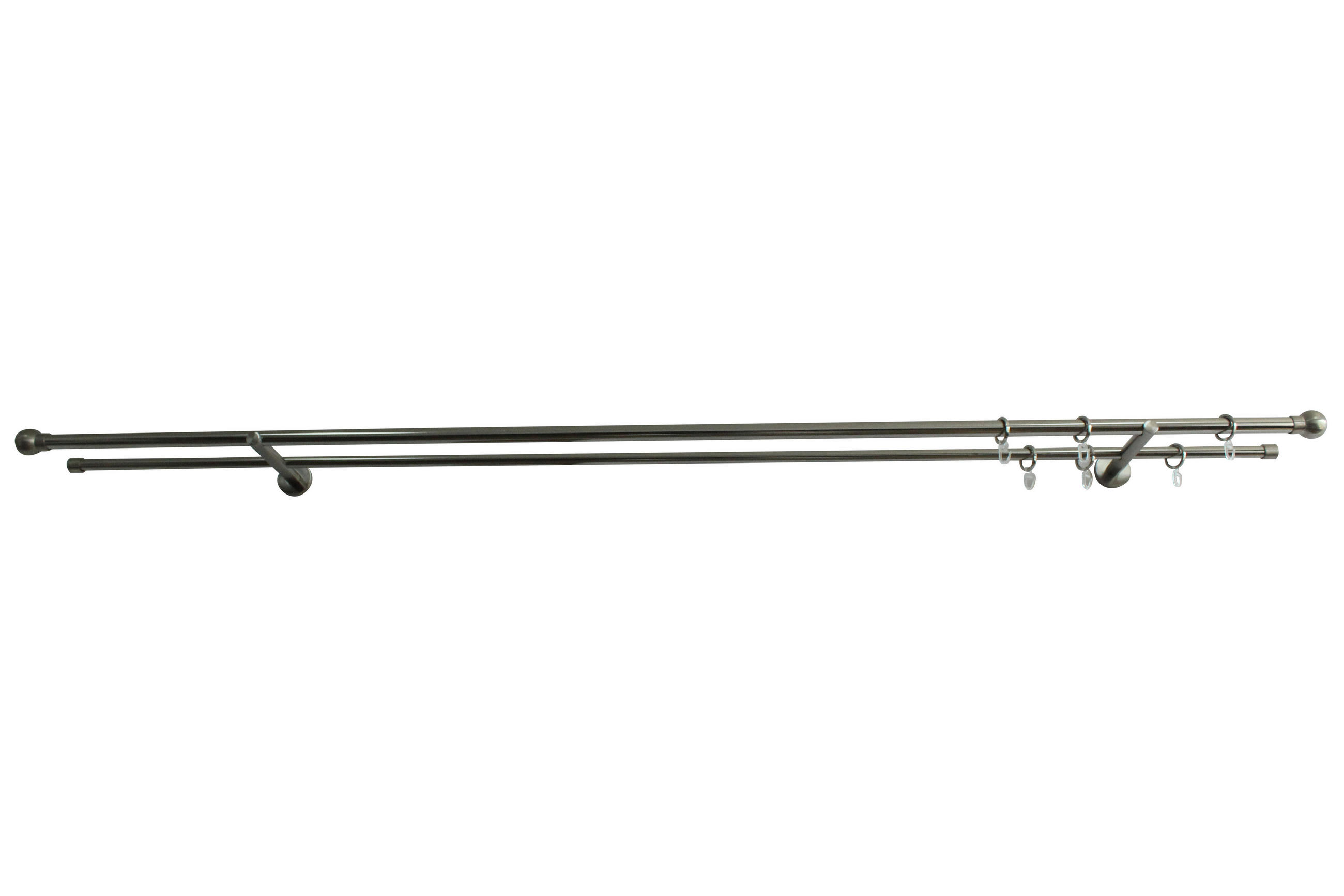 GARNIŠNA SET boja nerđajućeg čelika, metal - boja nerđajućeg čelika, Osnovno, metal (240cm) - Homeware