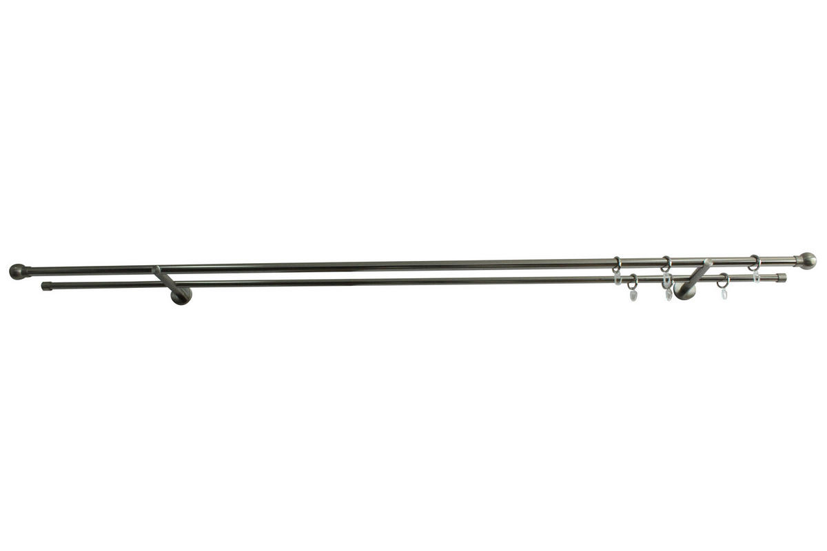 GARNIŠNA SET boja nerđajućeg čelika, metal - boja nerđajućeg čelika, Osnovno, metal (240cm) - Homeware