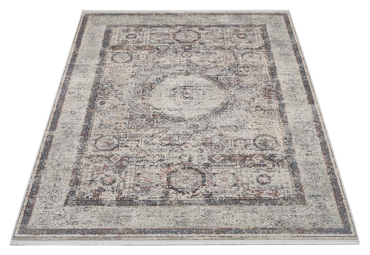 WEBTEPPICH 160/230 cm Mystic Bazaar Grau, Multicolor  - Multicolor/Grau, Design, Textil (160/230cm) - Dieter Knoll