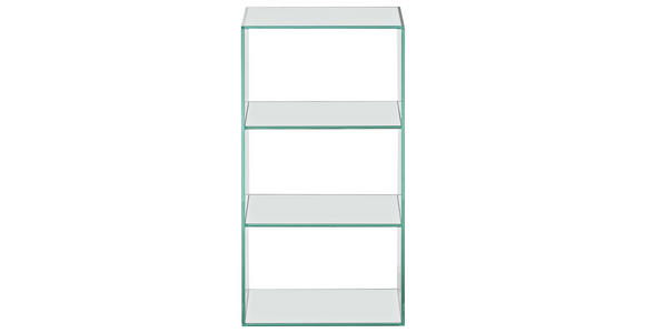 REGAL  40/75/30 cm Transparent  - Transparent, Design, Glas (40/75/30cm) - Xora