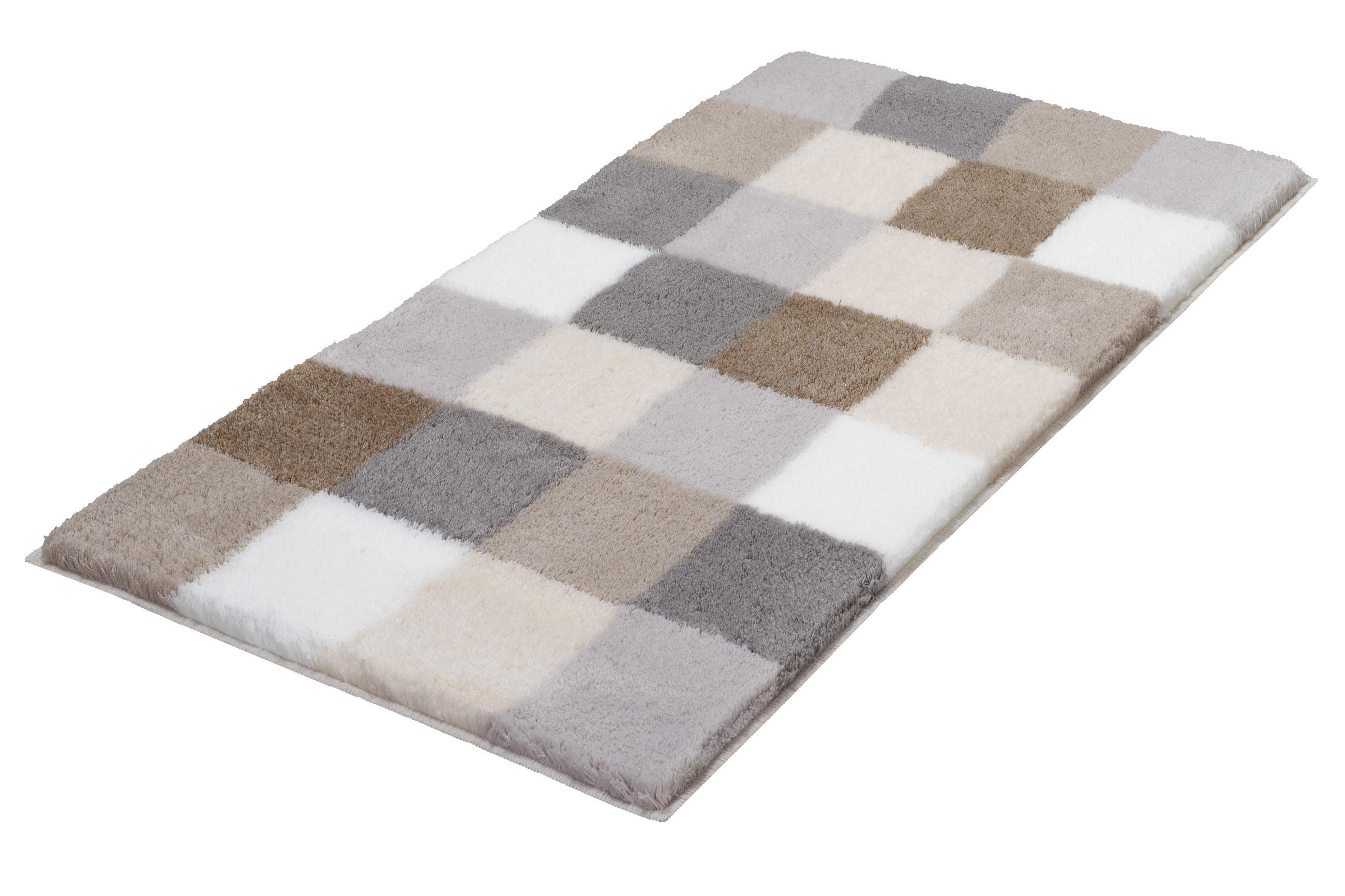 Badteppich 70/120 cm Braun, Beige