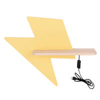 KINDERWANDLEUCHTE 40/12/31 cm   - Gelb, Basics, Holz/Holzwerkstoff (40/12/31cm)