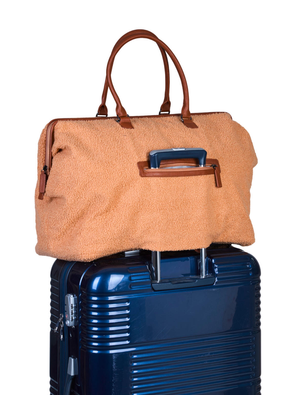 WICKELTASCHE  - Hellbraun, Basics, Kunststoff/Textil (55/30/40cm) - Childhome