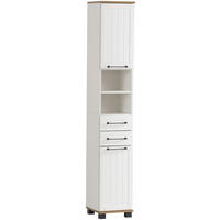 HOCHSCHRANK 30,3/180,9/32,6 cm  - Eichefarben/Schwarz, MODERN, Holzwerkstoff/Kunststoff (30,3/180,9/32,6cm) - Stylife