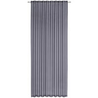 FERTIGVORHANG halbtransparent  - Anthrazit, Basics, Textil (300/255cm) - Esposa
