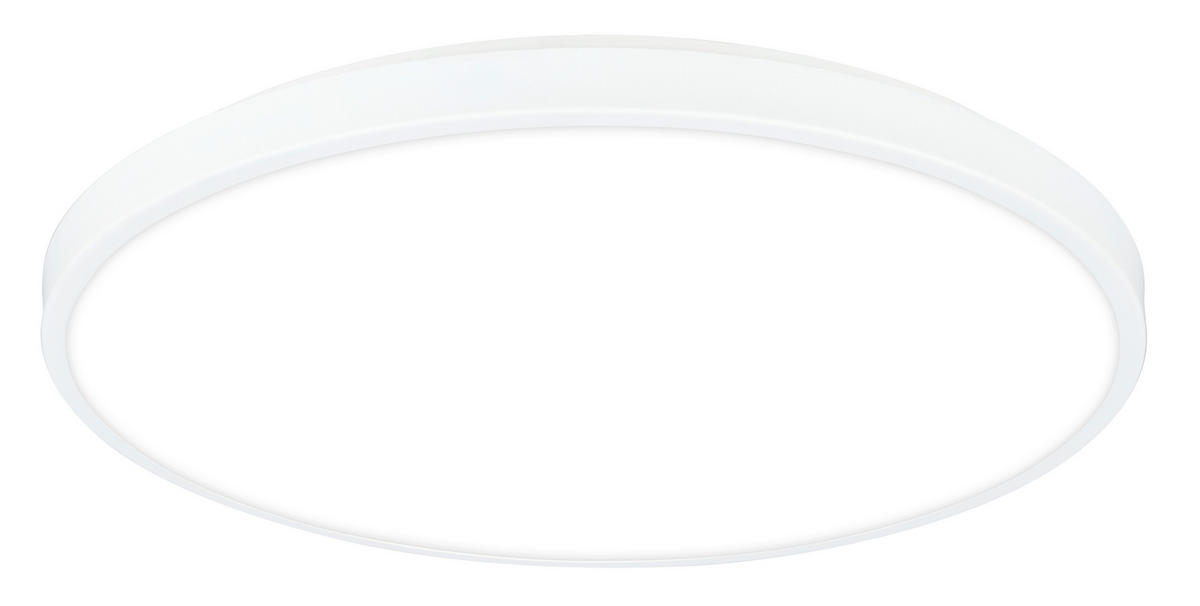LED-DECKENLEUCHTE Kaida 38/6,5 cm   - Weiß, Basics, Kunststoff/Metall (38/6,5cm)