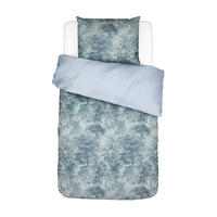 WENDEBETTWÄSCHE H/W 2021 Satin  - Blau, KONVENTIONELL (135/200cm) - Essenza